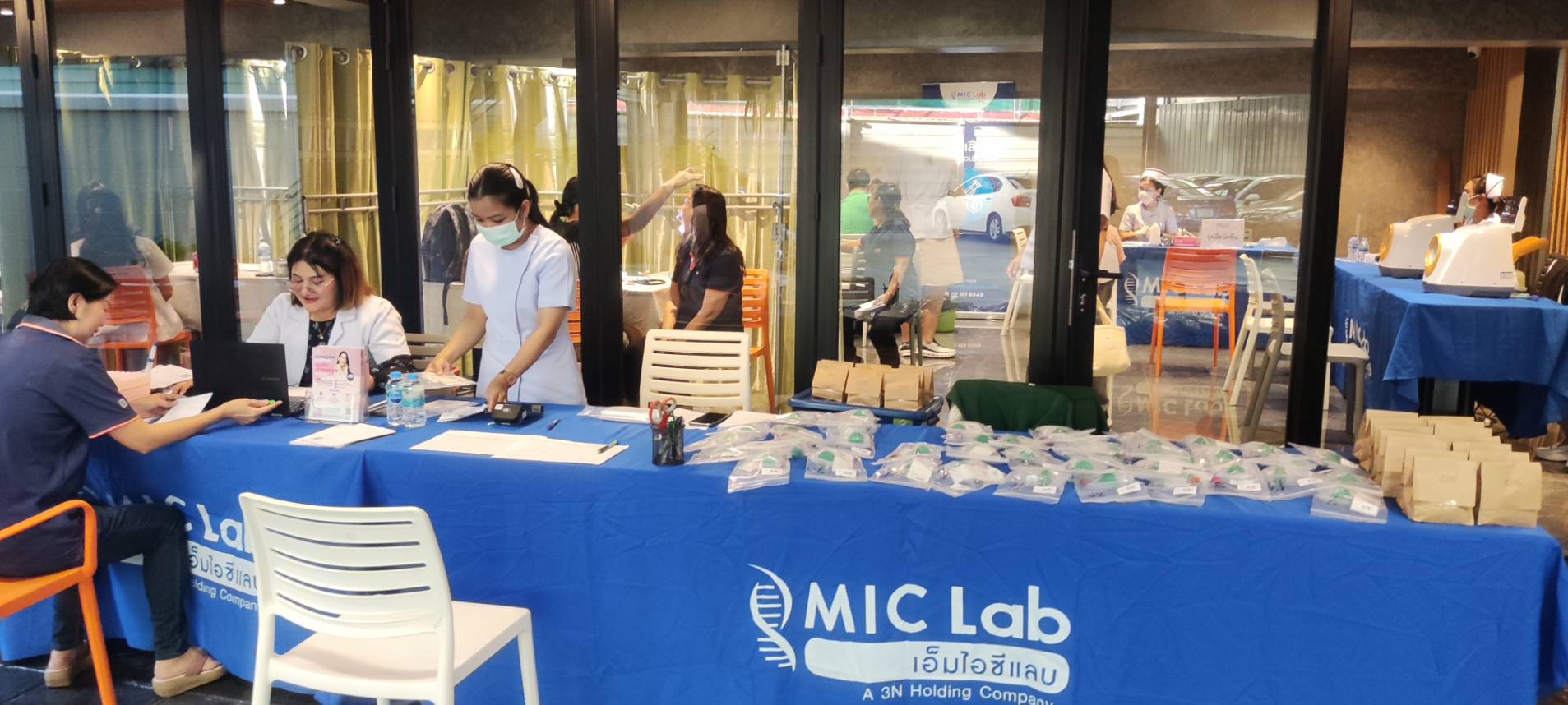 กลุ่มบริษัท SCB และ SMC ร่วมกับ MIC LAB จัดตรวจสุขภาพประจำปี ให้สำหรับพนักงาน